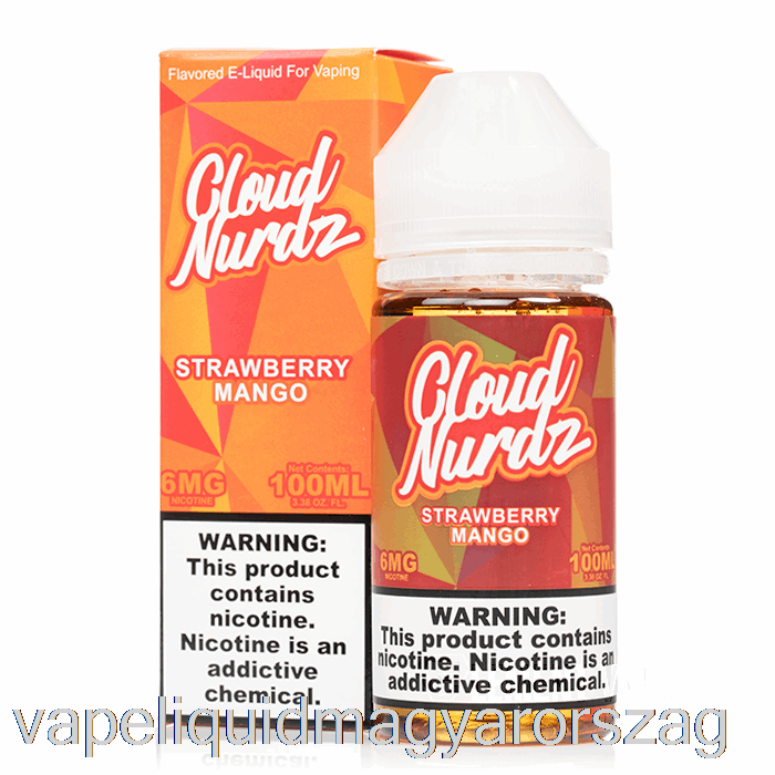 Eper Mangó - Felhő Nurdz - 100ml 0mg Vape Folyadék